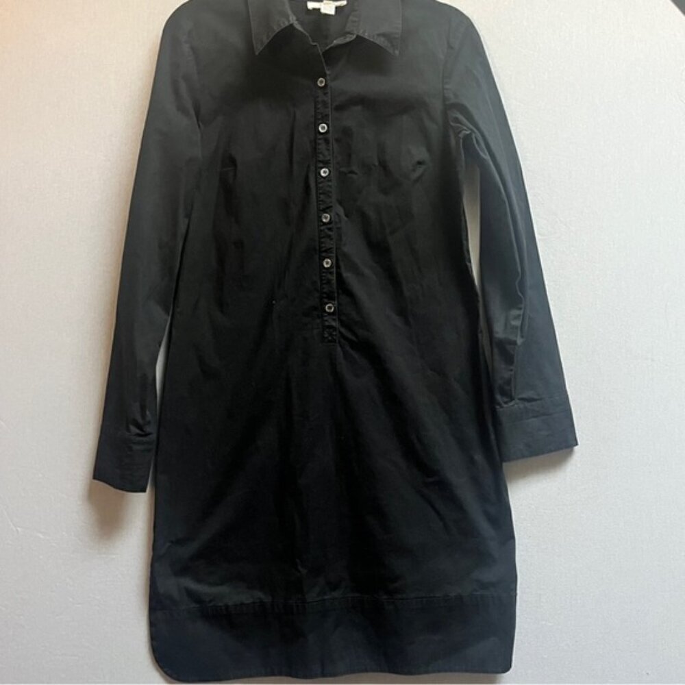 Caban classic cotton collar shirt dress Sz M